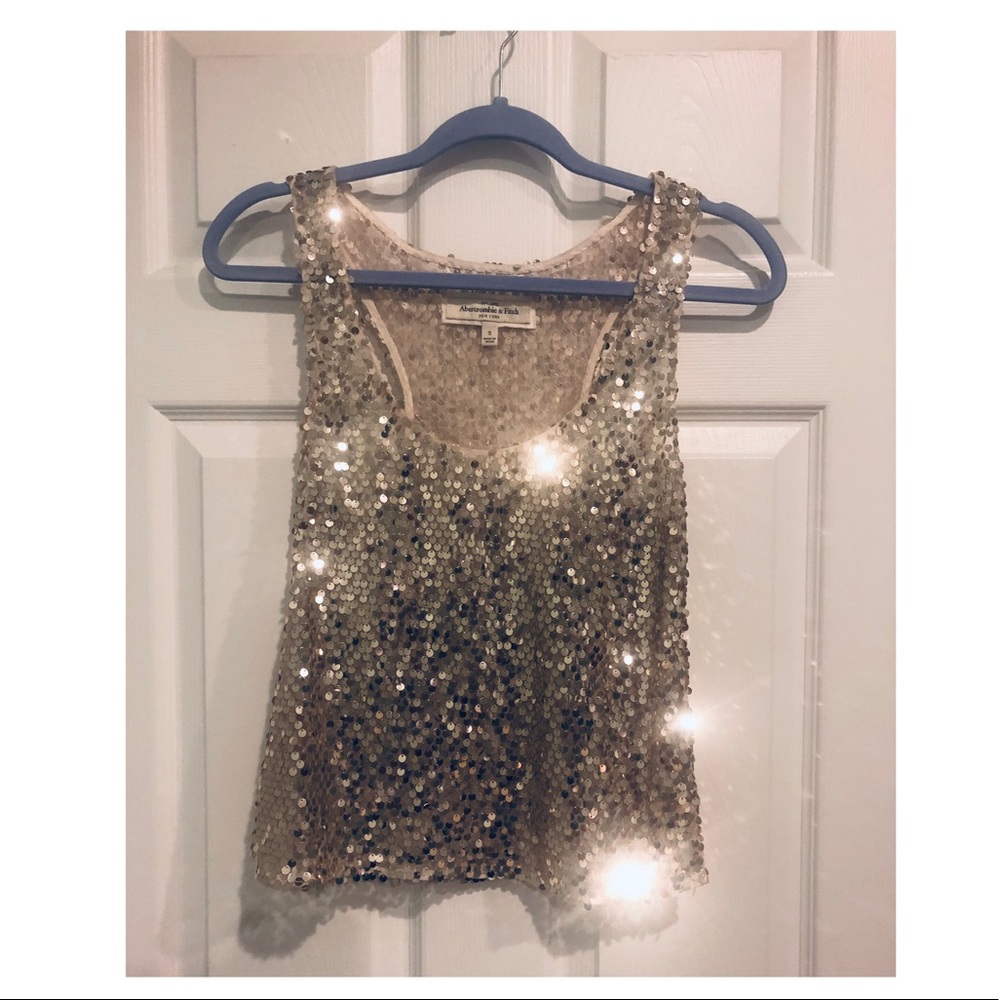 Abercrombie & Fitch Women’s Sequin Tank Top